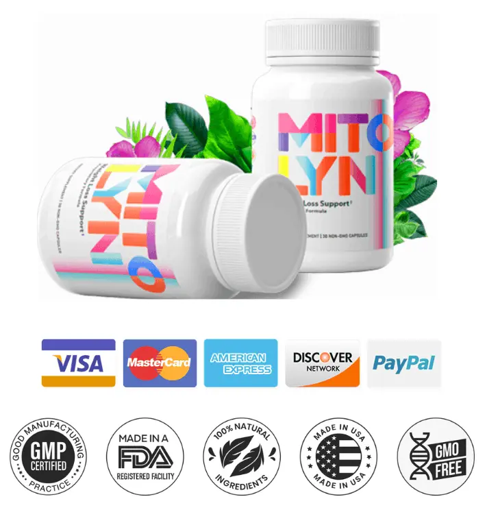Mitolyn two bottle plus credit cards and certifications